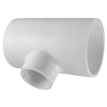 Charlotte Pipe And Foundry Charlotte Pipe & Foundry PVC024013200 Schedule 40 PVC Reducing Tee 1 x 1 x 0.5 in. FPT -  Pack of  25 13532